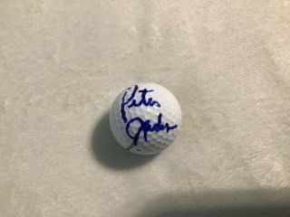 Peter Jacobson Signed Golf Ball Pga Masters Us Open Auto Rare