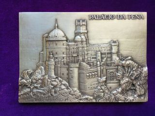 Antique And Rare Bronze Medal Of Pena Palace,  Made By Vasco Berardo