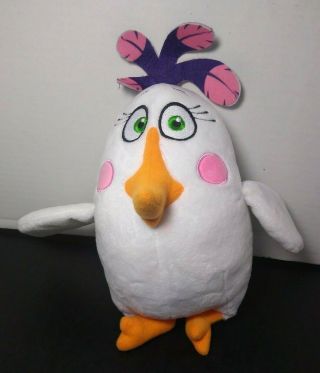 Rare Angry Birds Matilda White Girl Bird With Plush Toy Birdie 11 " Largest Size