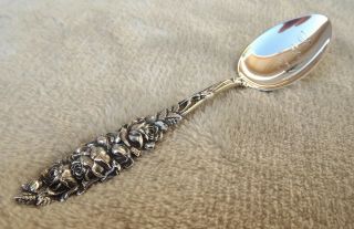 Rose By Alvin 5 1/2 " Sterling Coffee Spoon Mono Eeh 1 Of 3 Avail.