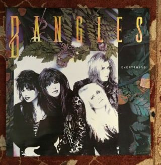 The Bangles Everything Rare Promotional Poster From 1988