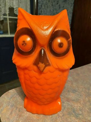 Rare Vintage Halloween Owl Blow - Mold