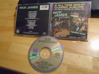 Rare Oop Rick James Cd Street Songs,  Throwin 