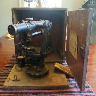 Vintage Warren Knight Co.  W - K 39 - B Makepeace Surveyor Rare Box