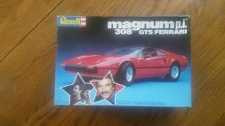 Vintage 1982 Magnum Pi 308 Gts Ferrari Car Revell Model Kit 7378