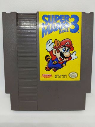 Mario Bros.  3 Nintendo Entertainment System 1990 Vintage Rare Pre - Owned
