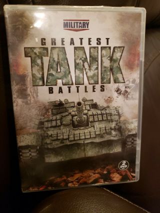 Greatest Tank Battles Dvd 2011 2 - Disc Set Military Rare Oop War Documentary Open