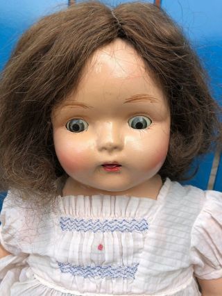 26 " Rarely Found Effanbee Mae Starr Phonograph Doll 1920 