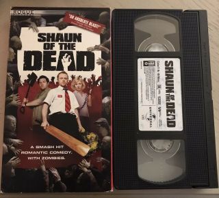 Shaun Of The Dead Vhs Horror Rare Htf