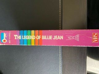 The Legend of Billie Jean (1985) Key Video VHS Release - Rare 3