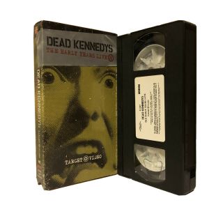 Dead Kennedys The Early Years Live 1987 Rare Oop Htf Vhs Punk Jello Biafra