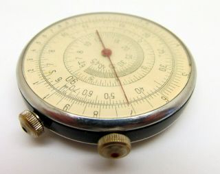 Kl - 1 Double Sides Circular Slide Rule - Vintage Old Very Rare Ussr Soviet Russian