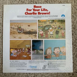 Race For Your Life Charlie Brown Laserdisc - RARE 2