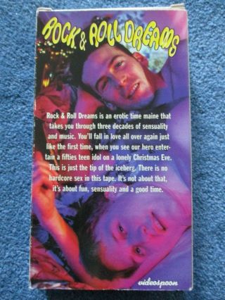 Rock & Roll Dreams VHS Toby Ross Tommy Strasser Dave Edwards Gay RARE 2