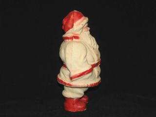 Antique Pressed Cardboard Santa Candy Container Large Christmas Ornament 1950 ' s 2