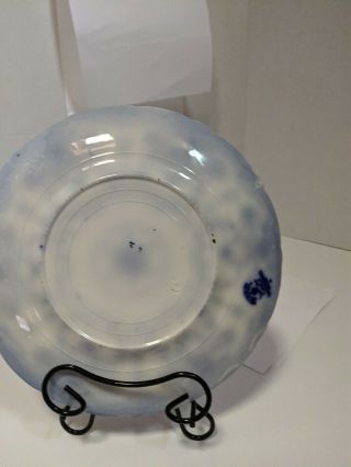 Antique Conway Flow Blue Semi Porcelain Wharf Pottery England 9 