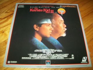 The Karate Kid Part Ii Laserdisc Ld Very Rare Part 2 Two
