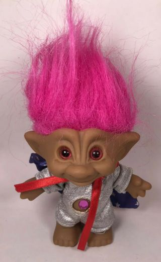Vintage Rare Evel Knievel Troll Doll from Ace Novelty - Evil Kinevil Russ 5 Inch 2