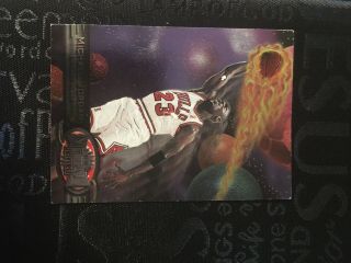 Michael Jordan Metall Universe 97 - 98 Rare Skybox International
