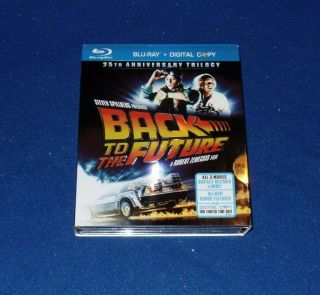 Back To The Future 25th Anniversary Trilogy Blu - Ray Rare Release 6 Disc