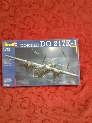 Open Parts Rare Revell Dornier Do 217k1 1/72 Model Kit Deco Ww2 Plane Vtg