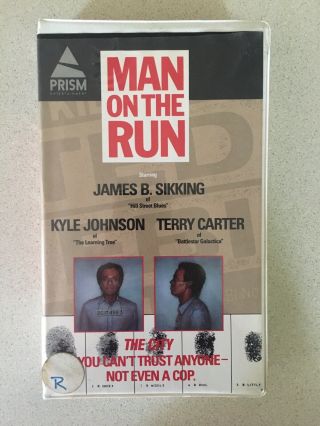 Man On The Run (1986,  Vhs) Aka “brother On The Run” Rare