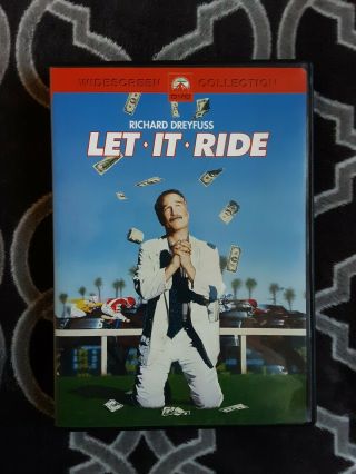 Let It Ride Dvd Rare - 1989 - Richard Dreyfuss - Jennifer Tilly - No Scratches