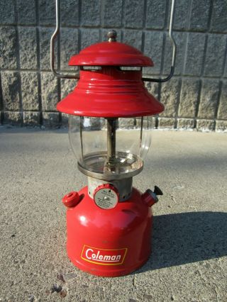 Rare Vintage 6 - 1954 Coleman 200a Sunshine Of The Night Lantern W/ Globe