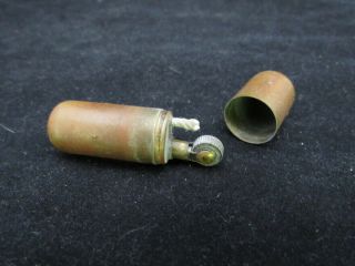 Rare Wwii German Wehrmacht Brass Trench Cigarette Petrol Lighter