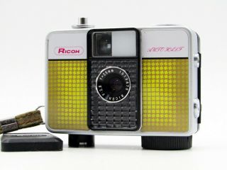 【rare N.  Mint】 Ricoh Auto Half E 35mm Half Frame Golden Yellow Color From Japan