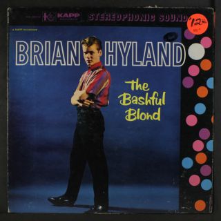 Brian Hyland: The Bashful Blond Lp (rare Stereo,  3 " Top Seam Split,  Toc)