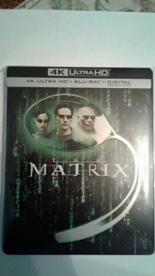 The Matrix 4k Uhd Rare Best Buy Exclusive Steelbook