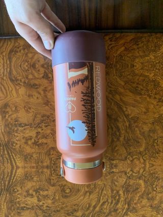Rare Hydro Flask 32 Oz Limited Edition National Park Foundation Redwood