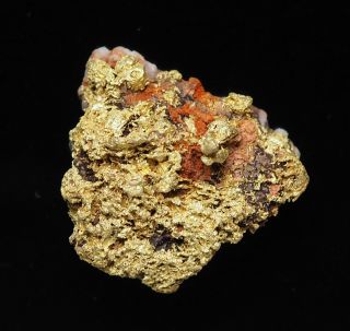 Stunning Rare Crystalline Gold In Quartz Specimen - Cape York,  Australia