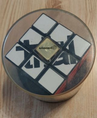 Ultra rare Politoys Rubik ' s Triál cube in plastic box - Twisty puzzle 3