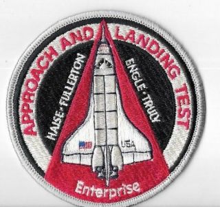 Alt Approach And Landing Test Enterprise Sts Shuttle Iron On Patch Nasa Rare