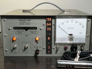 Very Rare Tracerlab Scaler Ratemeter Model 16 - U Radiation Detector Meter,  1965