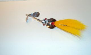 Vintage Al Foss Mouse Fishing Lure Rare Balanced Blade