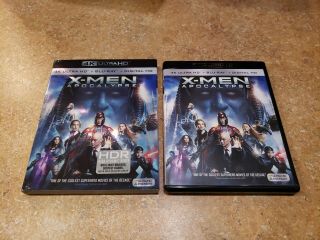 Marvel X - Men Apocalypse 4k Ultra Hd 1 Disc Set,  Rare Oop Slipcover,  Likenew