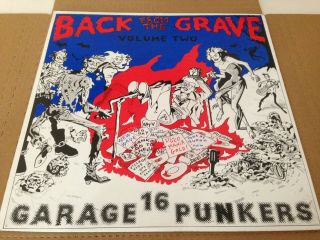 Back From The Grave Volume Two 2 Vinyl Lp Record Crypt Rare Garage Rock Nm - Ex