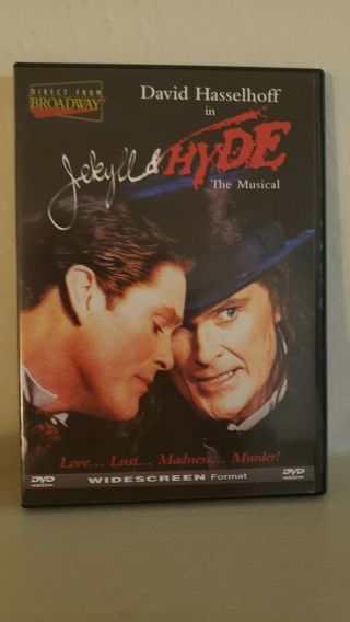 Jekyll & Hyde: The Musical (dvd,  2001) David Hasselhoff Rare