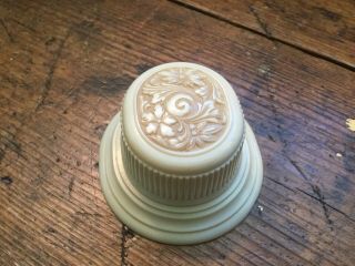 Antique Vintage Celluloid Ring Presentation Box Ivory Color Embossed Made In Usa
