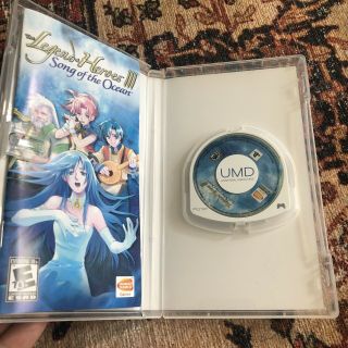 PSP Legend of Heroes III: Song of the Ocean CIB RARE Complete Playstation Rpg 3