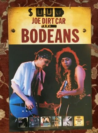 Bodeans Joe Dirt Car Rare Promotional Poster