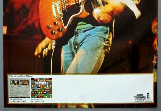 BOB MARLEY - mega rare vintage Germany 1980 UPRISING concert poster 3
