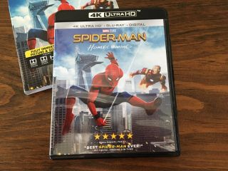 Spider - Man: Homecoming (4K Ultra HD/Blu - ray,  2017,  Includes Rare Slipcover) 3