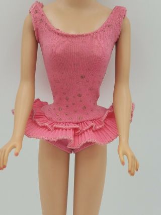 Barbie Vintage Pink Tutu Outfit 1964 Miss Barbie Swimsuit