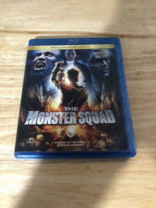 The Monster Squad 20th Anniversary Edition Blu Ray Rare