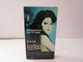 Lady Beware - Diane Lane - Vhs Rare 1991 Avid Home Entertainment
