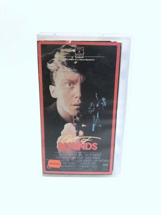 Out Of Bounds Vhs Tape (1986) Thriller Plays Great Clear Hard Case Rare Rca